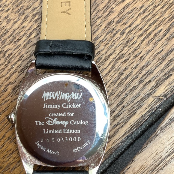 Rare Vintage Disney Jiminy Cricket watch Unisex limited edition #490/3000 - Picture 5 of 12